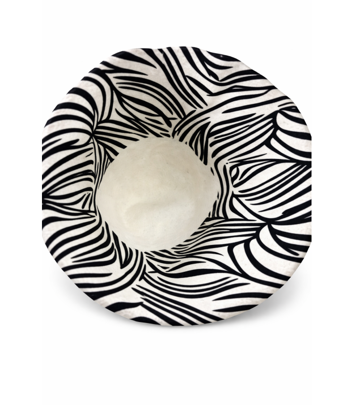 Cône en feutre imprimé 100g – Laine mérinos 100 %