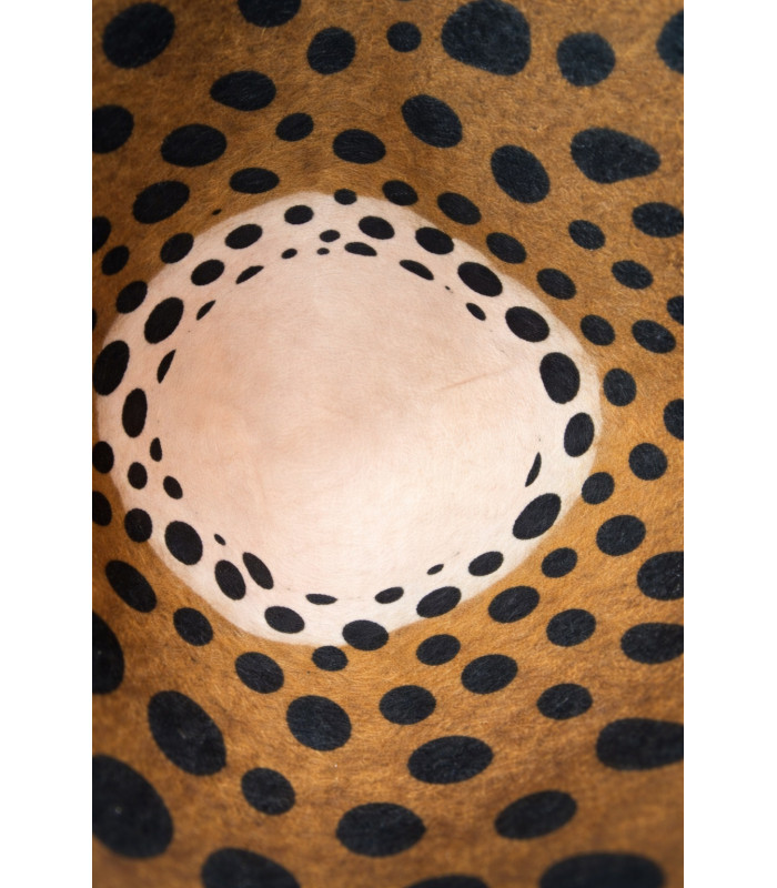 CÔNE EN FEUTRE IMPRIMÉ 100g – LAINE MÉRINOS 100 %