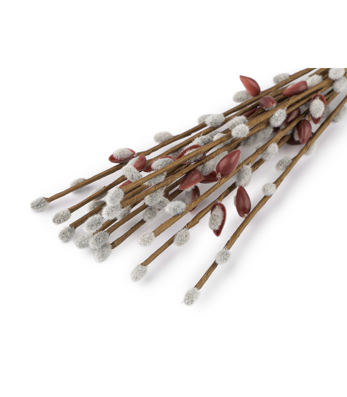 Branche artificielle à chatons décoratifs – 42 cm