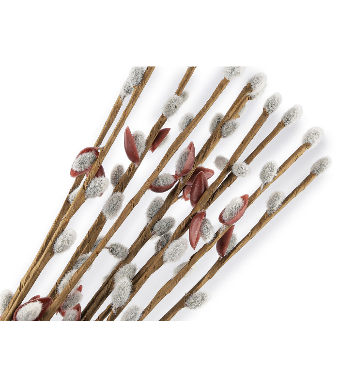 Branche artificielle à chatons décoratifs – 42 cm