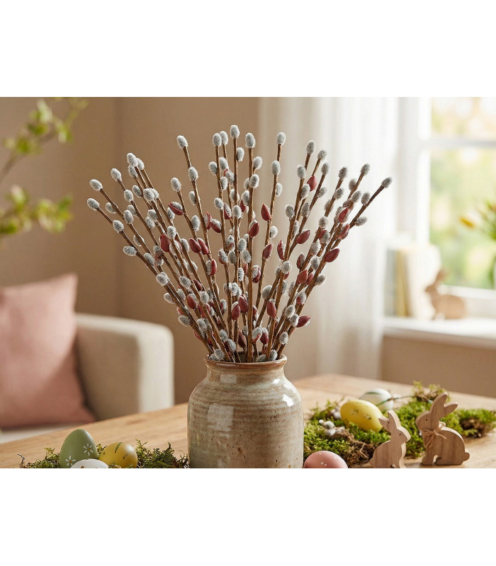 Branche artificielle à chatons décoratifs – 42 cm