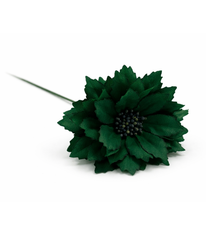 Mini dahlia en tissu synthétique avec pistils