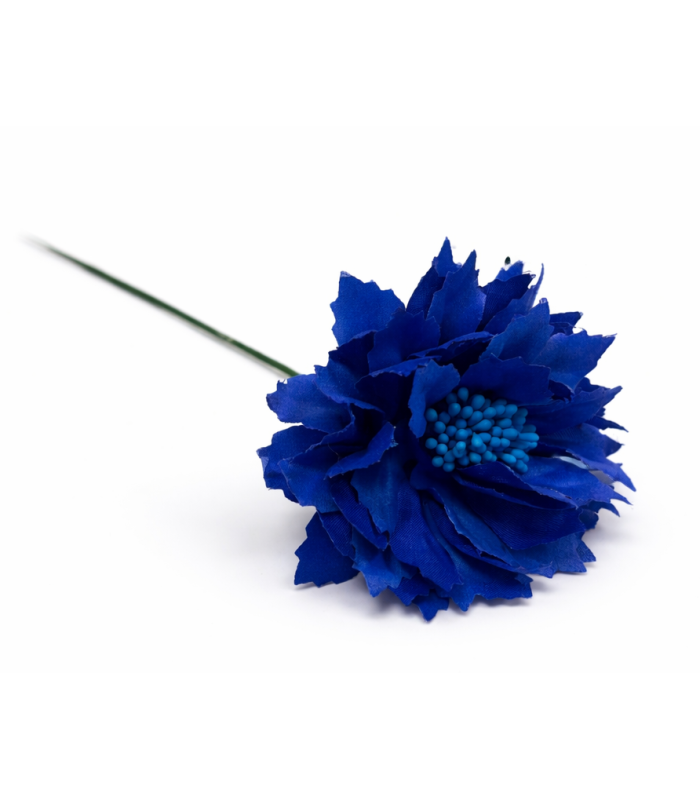 Mini dahlia en tissu synthétique avec pistils