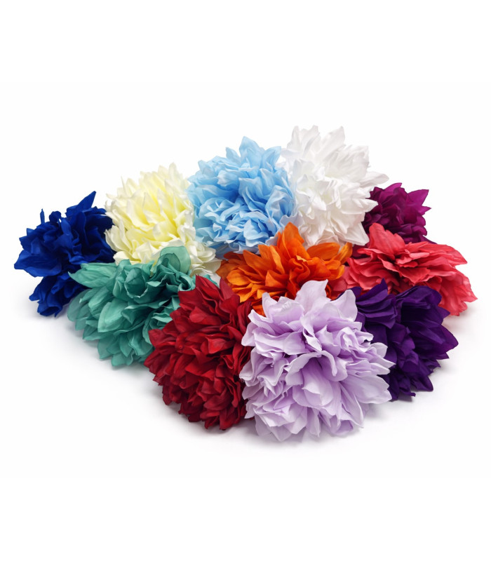 Dahlia en tissu – 15 cm de diamètre