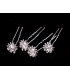 Épingle à Cheveux Fleur en Strass