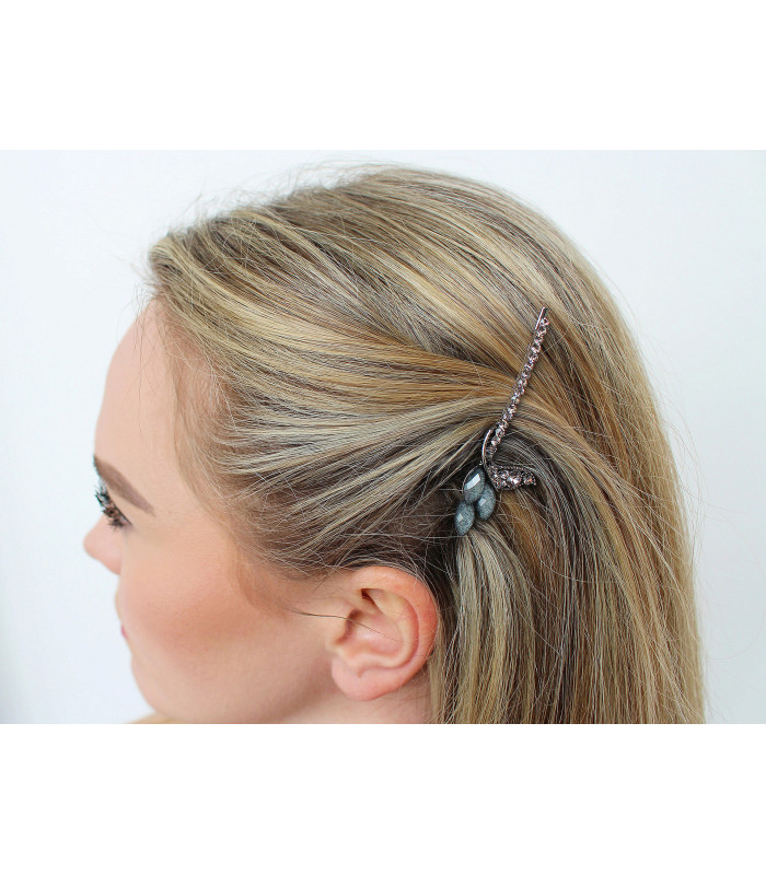 Pince à Cheveux avec Strass