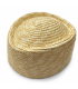 Base Pillbox en Paille Naturelle Tressée avec Bande Intérieure – Fabriquée en Espagne