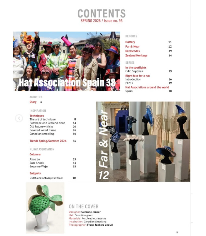 HATLINES PRINTEMPS 2026 / NUMÉRO 93