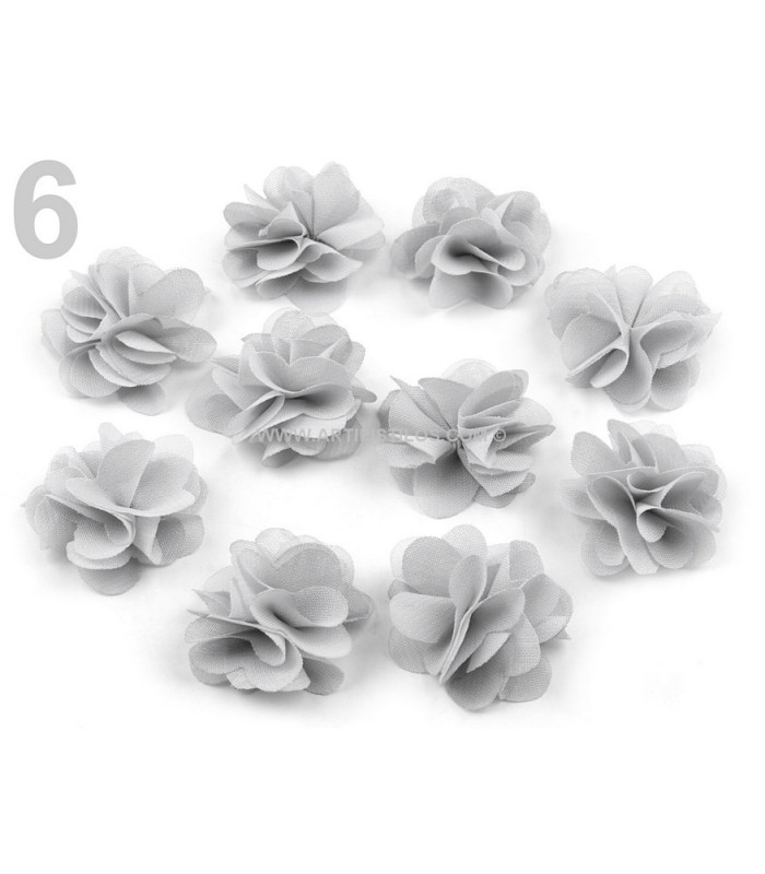 PETIT FLEUR 15 MM. TISSU 100 % POLIESTER