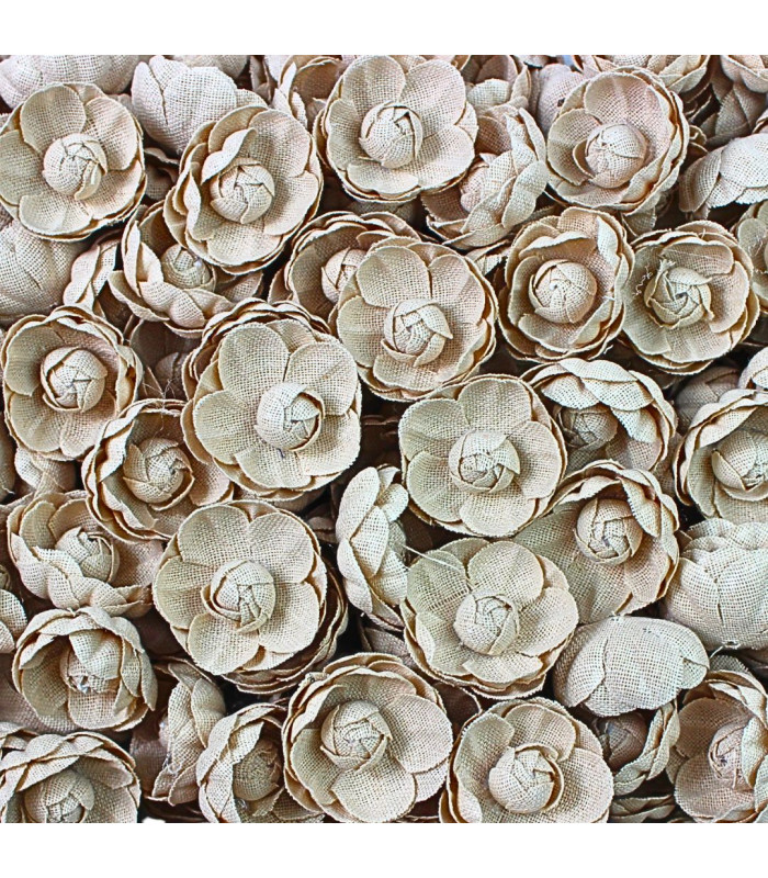 MINI CAMÉLIA EN TISSU – Ø 3,5 CM