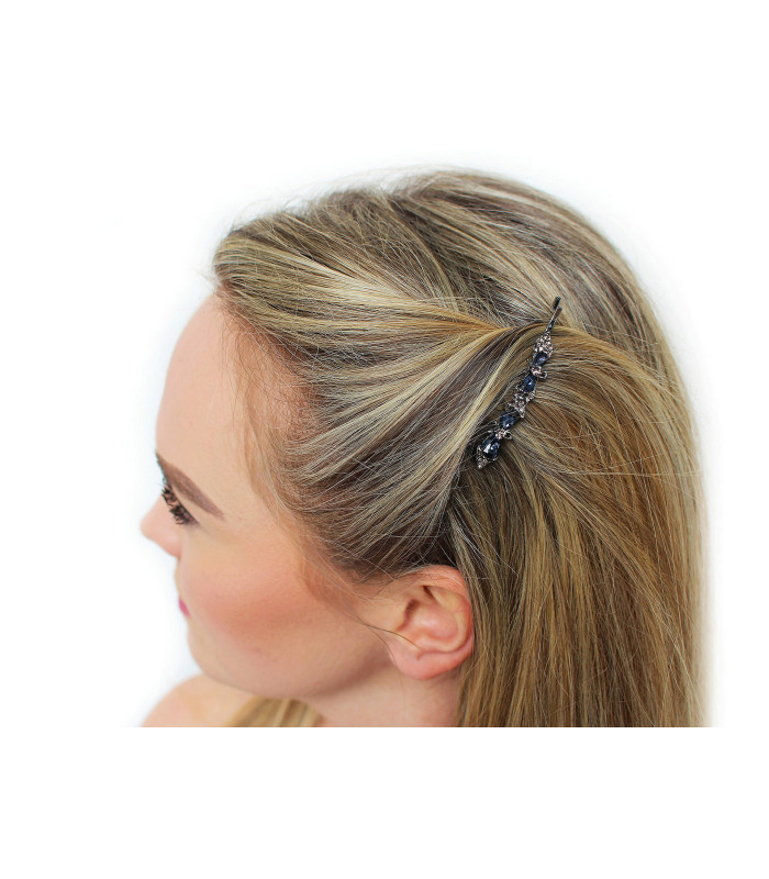 BARRETTE À CHEVEUX AVEC STRASS