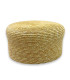 CASQUETTE PILLBOX EN PAILLE NATURELLE TRESSÉE