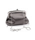 POCHETTE DE SOIRÉE EN SATIN AVEC FRANGES DE PERLES