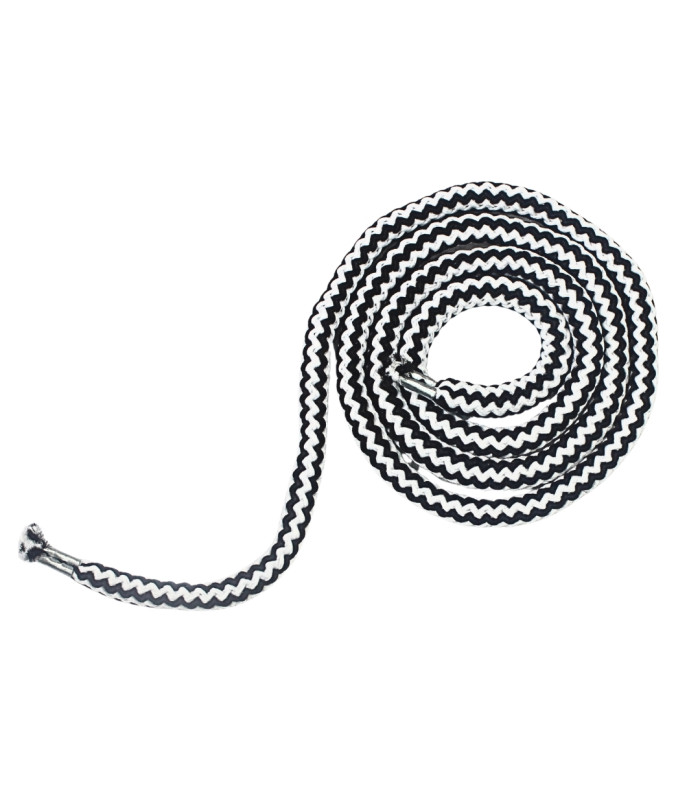 CORDE TRESSÉE BLANCHE ET NOIRE POUR BOÎTES