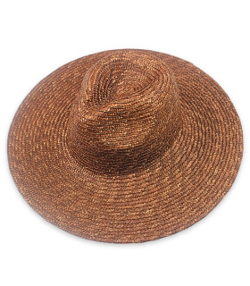 CHAPEAU ÉLAN - PAILLE NATURELLE TRESSÉE