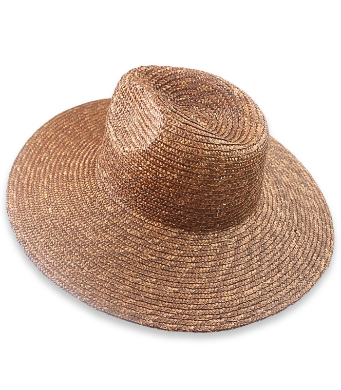 CHAPEAU ÉLAN - PAILLE NATURELLE TRESSÉE