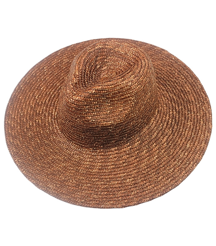 CHAPEAU ÉLAN - PAILLE NATURELLE TRESSÉE
