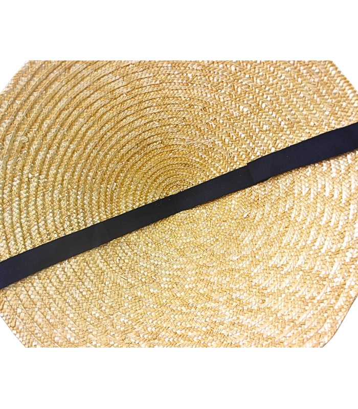 CHAPEAU CONIQUE ASIATIQUE EN PAILLE NATURELLE TRESSÉE