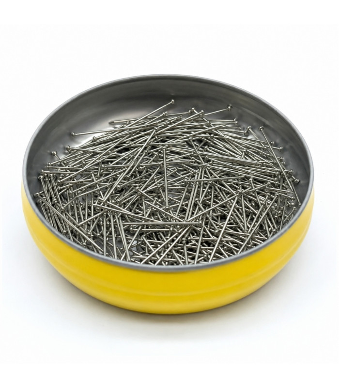BOÎTE MÉTALLIQUE D'ÉPINGLES FOLCH – 24 × 0,70 MM