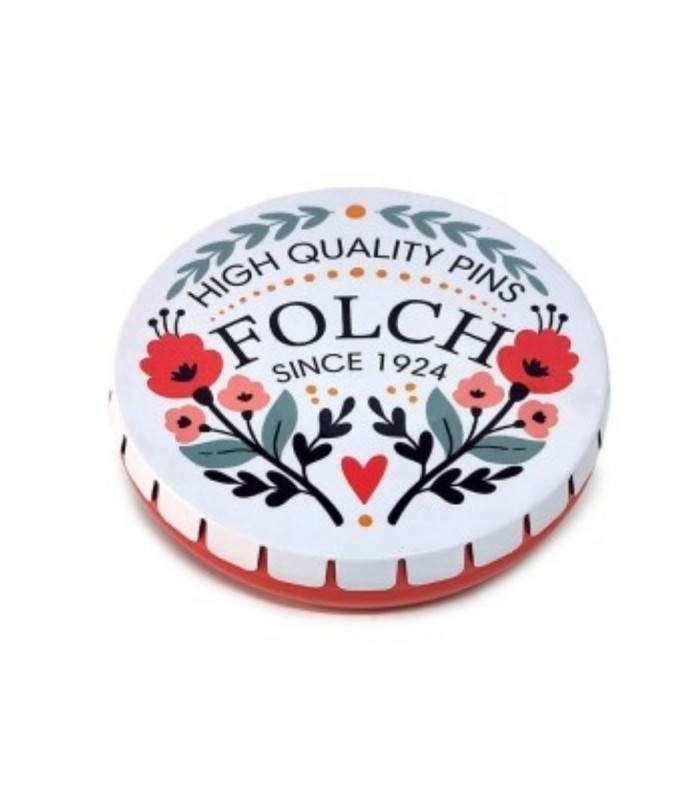 ASSORTIMENT DE 4 BOÎTES MÉTALLIQUES D'ÉPINGLES FOLCH CENTENNIALS