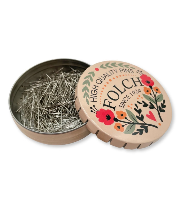 ASSORTIMENT DE 4 BOÎTES MÉTALLIQUES D'ÉPINGLES FOLCH CENTENNIALS