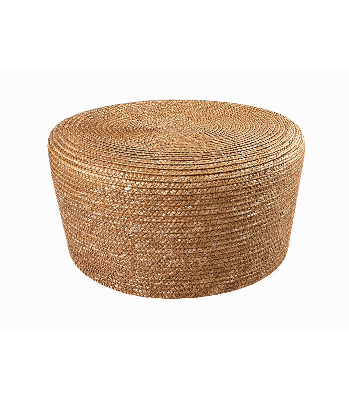 CASQUETTE PILLBOX EN PAILLE NATURELLE TRESSÉE