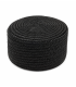 CASQUETTE PILLBOX EN PAILLE NATURELLE TRESSÉE