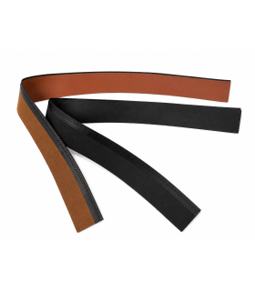 Bande de propreté Premium en cuir 100 % pour chapeaux – 4 cm