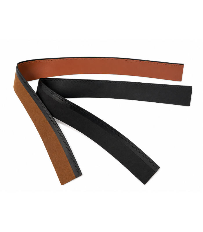 Bande de propreté Premium en cuir 100 % pour chapeaux – 4 cm