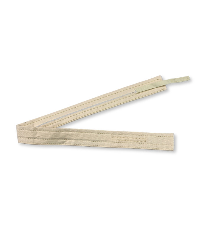 Bande de propreté auto-ajustable Premium en tissu naturel pour chapeaux – 3,5 cm