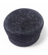 CASQUETTE PILLBOX EN PAILLE NATURELLE TRESSÉE