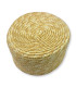 CASQUETTE PILLBOX EN PAILLE NATURELLE TRESSÉE