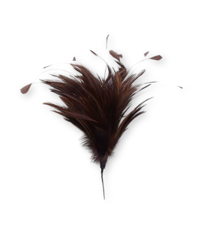 Pompon de plumes de coq 25 x 18 cm