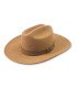 CHAPEAU DE COW-BOY POUR HOMME - 100 % LAINE MÉRINOS - INDÉFORMABLE