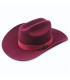 CHAPEAU DE COW-BOY POUR HOMME - 100 % LAINE MÉRINOS - INDÉFORMABLE