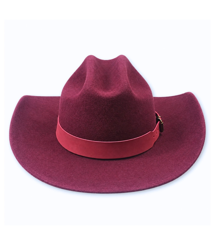 CHAPEAU DE COW-BOY POUR HOMME - 100 % LAINE MÉRINOS - INDÉFORMABLE