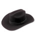 CHAPEAU DE COW-BOY POUR HOMME - 100 % LAINE MÉRINOS - INDÉFORMABLE