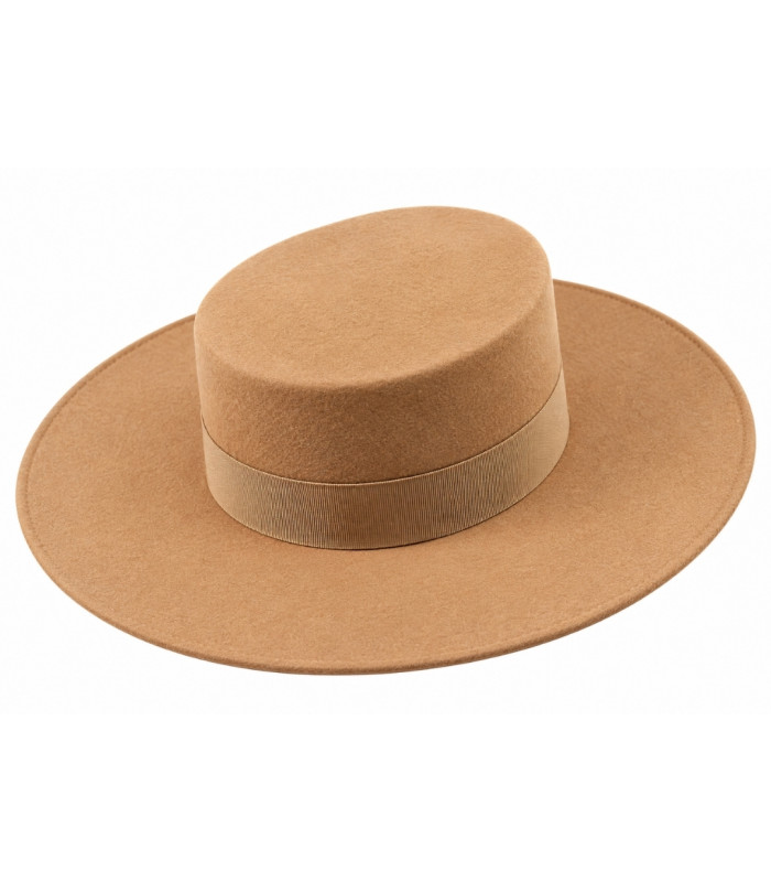 CHAPEAU CORDOUAN POUR FEMME - 100 % LAINE MÉRINOS - INDÉFORMABLE ET RÉGLABLE