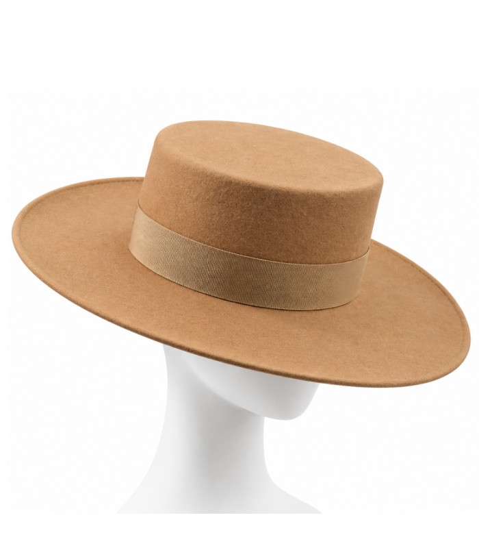 CHAPEAU CORDOUAN POUR FEMME - 100 % LAINE MÉRINOS - INDÉFORMABLE ET RÉGLABLE