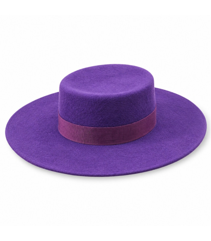 CHAPEAU CORDOUAN POUR FEMME - 100 % LAINE MÉRINOS - INDÉFORMABLE ET RÉGLABLE