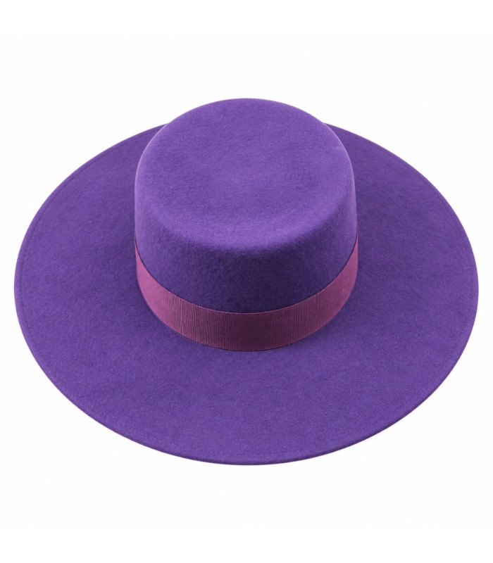 CHAPEAU CORDOUAN POUR FEMME - 100 % LAINE MÉRINOS - INDÉFORMABLE ET RÉGLABLE