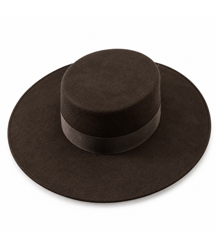 CHAPEAU CORDOUAN POUR FEMME - 100 % LAINE MÉRINOS - INDÉFORMABLE ET RÉGLABLE
