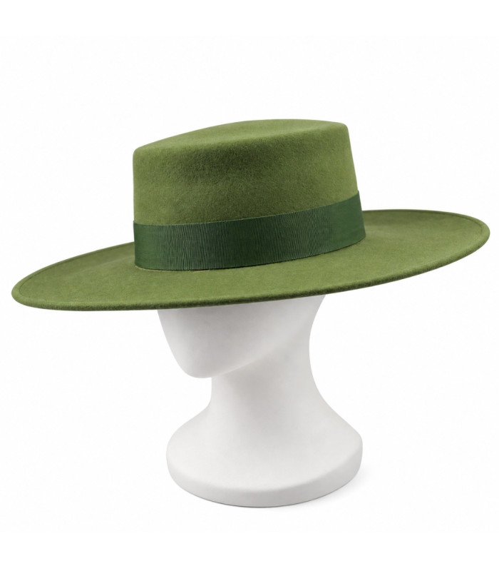 CHAPEAU CORDOUAN POUR FEMME - 100 % LAINE MÉRINOS - INDÉFORMABLE ET RÉGLABLE