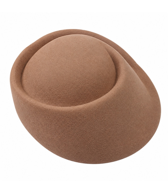 BASE PILLBOX EN FEUTRE DE LAINE MÉRINOS 100 % – AUTO-AJUSTABLE