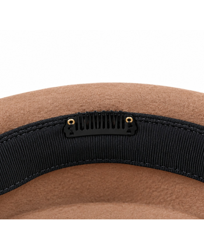 BASE PILLBOX EN FEUTRE DE LAINE MÉRINOS 100 % – AUTO-AJUSTABLE