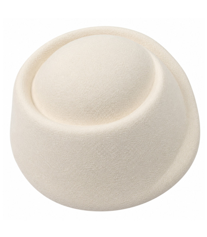 BASE PILLBOX EN FEUTRE DE LAINE MÉRINOS 100 % – AUTO-AJUSTABLE