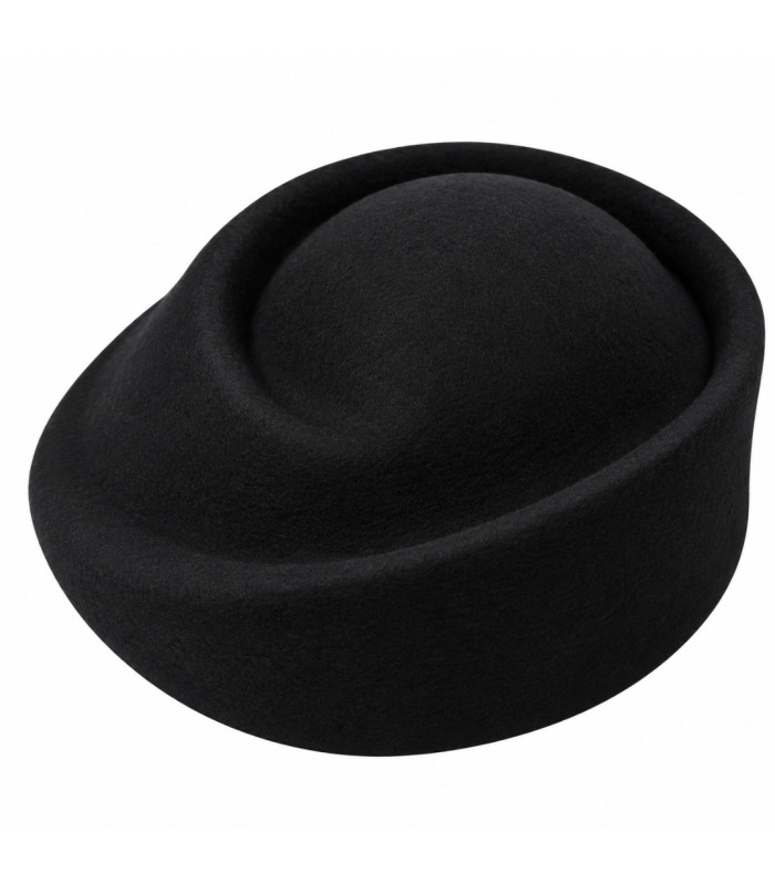 BASE PILLBOX EN FEUTRE DE LAINE MÉRINOS 100 % – AUTO-AJUSTABLE