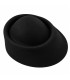 BASE PILLBOX EN FEUTRE DE LAINE MÉRINOS 100 % – AUTO-AJUSTABLE