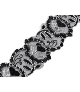 Brodé Braid Découper 75 MM.