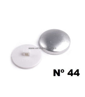 Bouton pour doubler avec machine nº 44 ARGENT